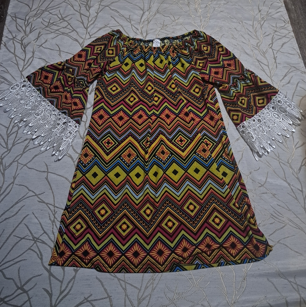 3/$15 Win win half sleeve mini dress